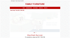 Desktop Screenshot of familyfurniturepicayune.com